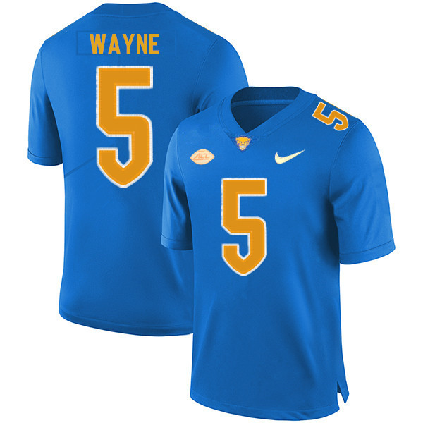 Men #5 Jared Wayne Pitt Panthers College Football Jerseys Sale-Royal